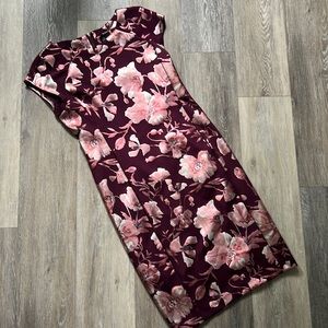 Beige by ECI midi floral dress